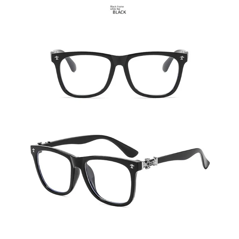 Fashion Glasses Frame Women Anti Blue Light Men Square Eyeglasses Vintage Prescription Eyewear - 6