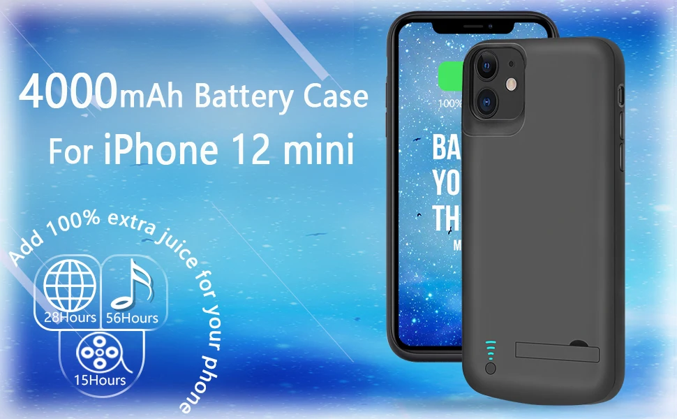 iphone 12 mini battery case, iphone 12 mini charger case