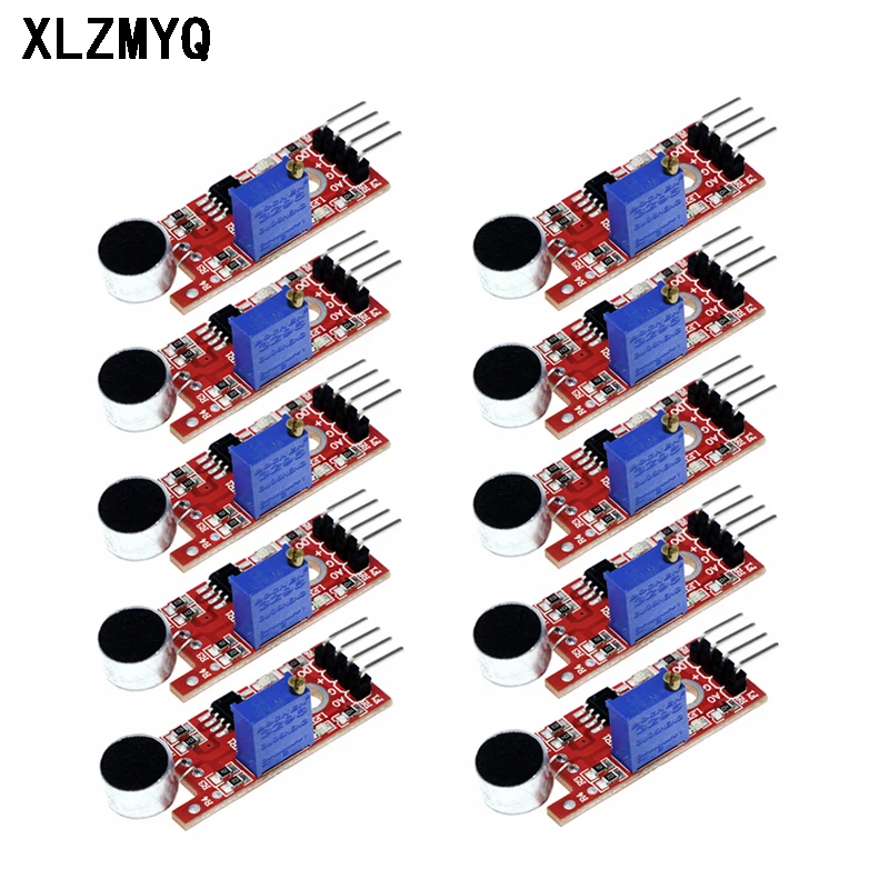 10PCS KY 037 High Sensitivity Sound Microphone Sensor Detection Module ...