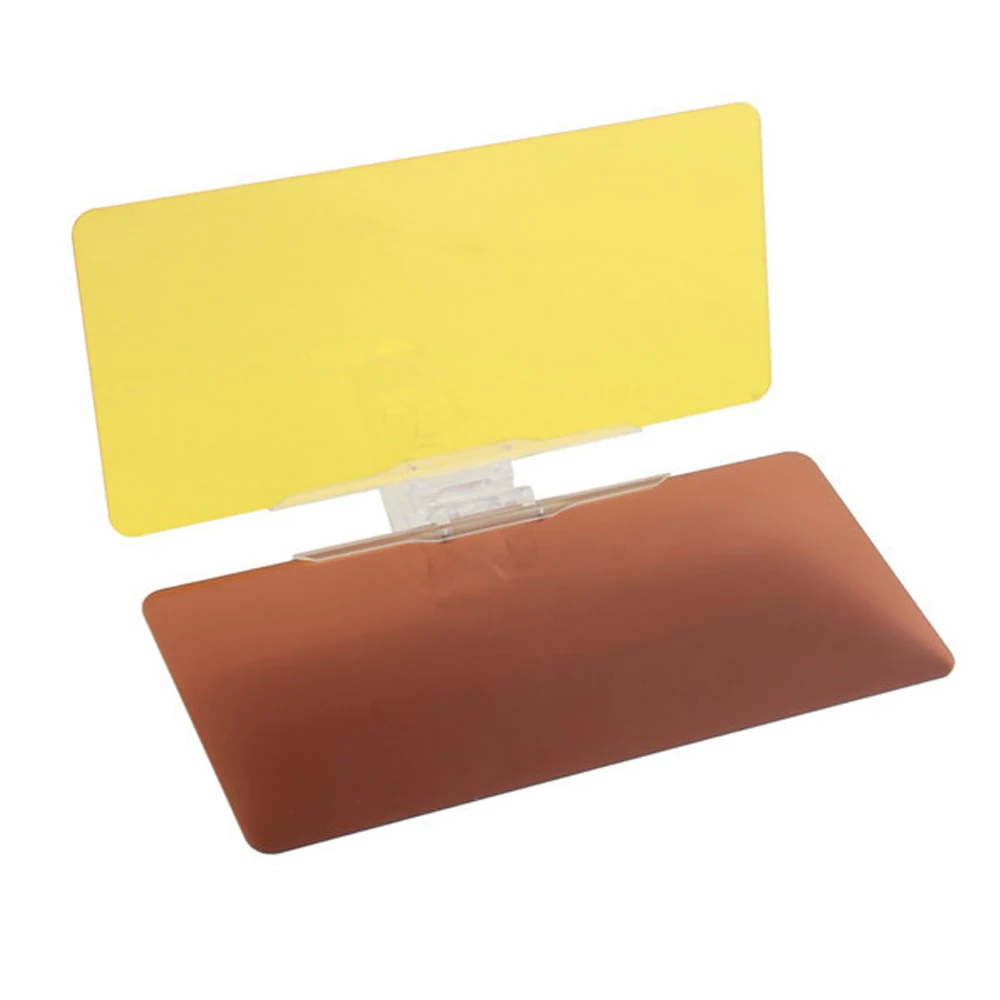 30*13*2cm Yellow Auto Car Anti-Glare Dazzling Goggle Night Vision Car Mirror Sun Visor Shade Accessories Goggles