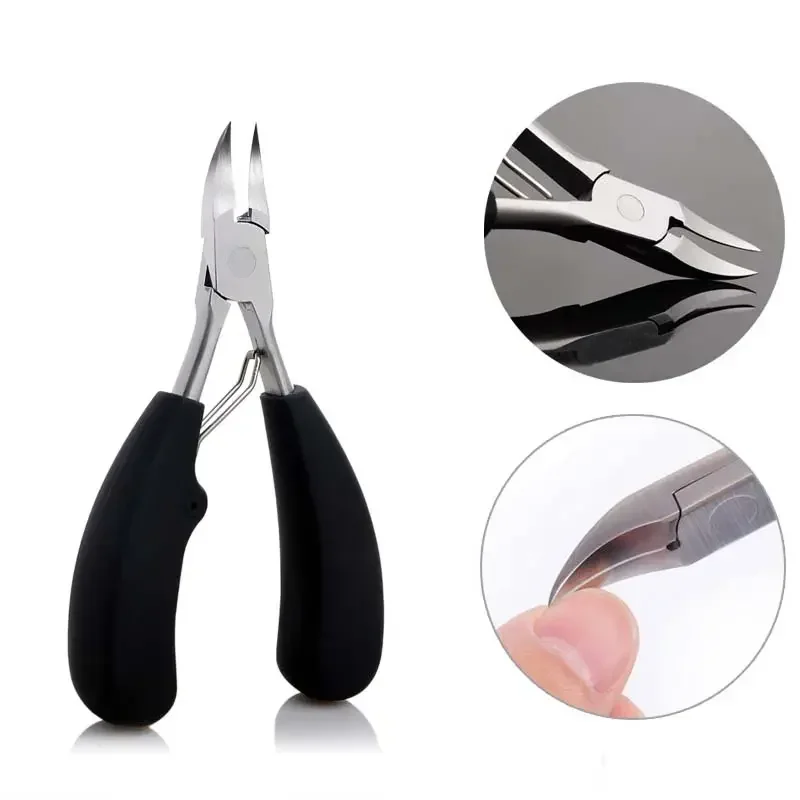 1Pc Professional Nail Clippers Thick Nails Trimmer for Ingrown Toenails Paronychia Trimmer Cutter Manicure Scissor Pedicure Tool 3