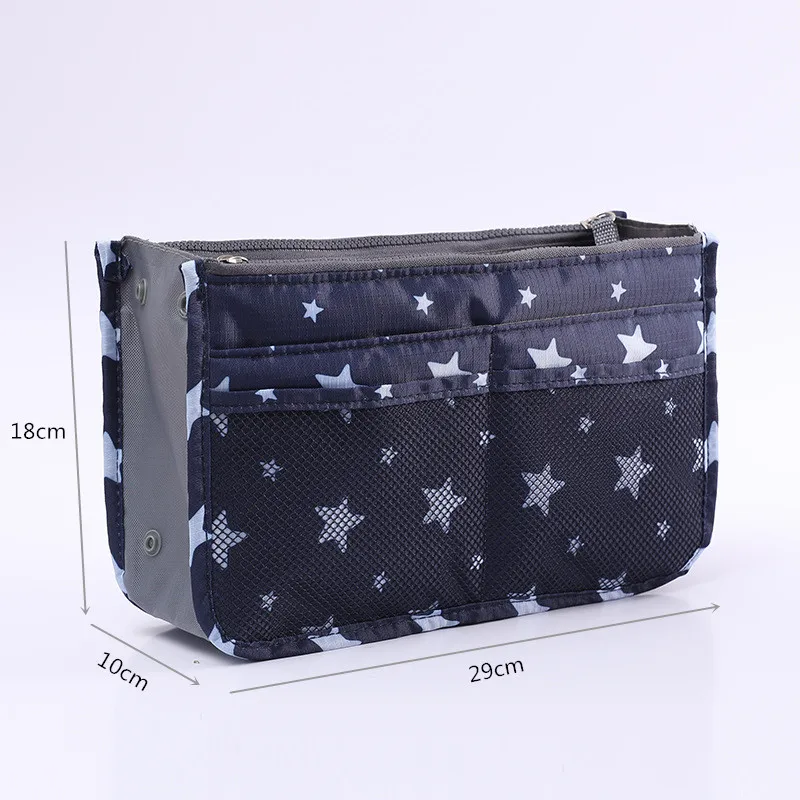 Cosmetic Bag Large Capacity Thicken Nylon Travel Insert Organizer Handbag Purse Makeup travel bags cosmetic box