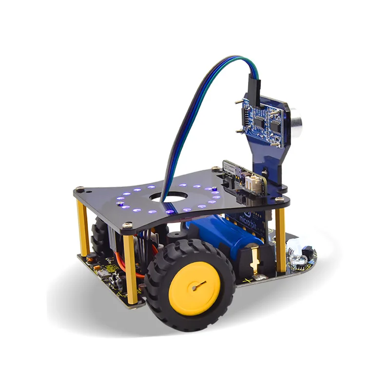 

T Smart Car Kit Micro: Bit Python Graphical Programming STEM Education Robot