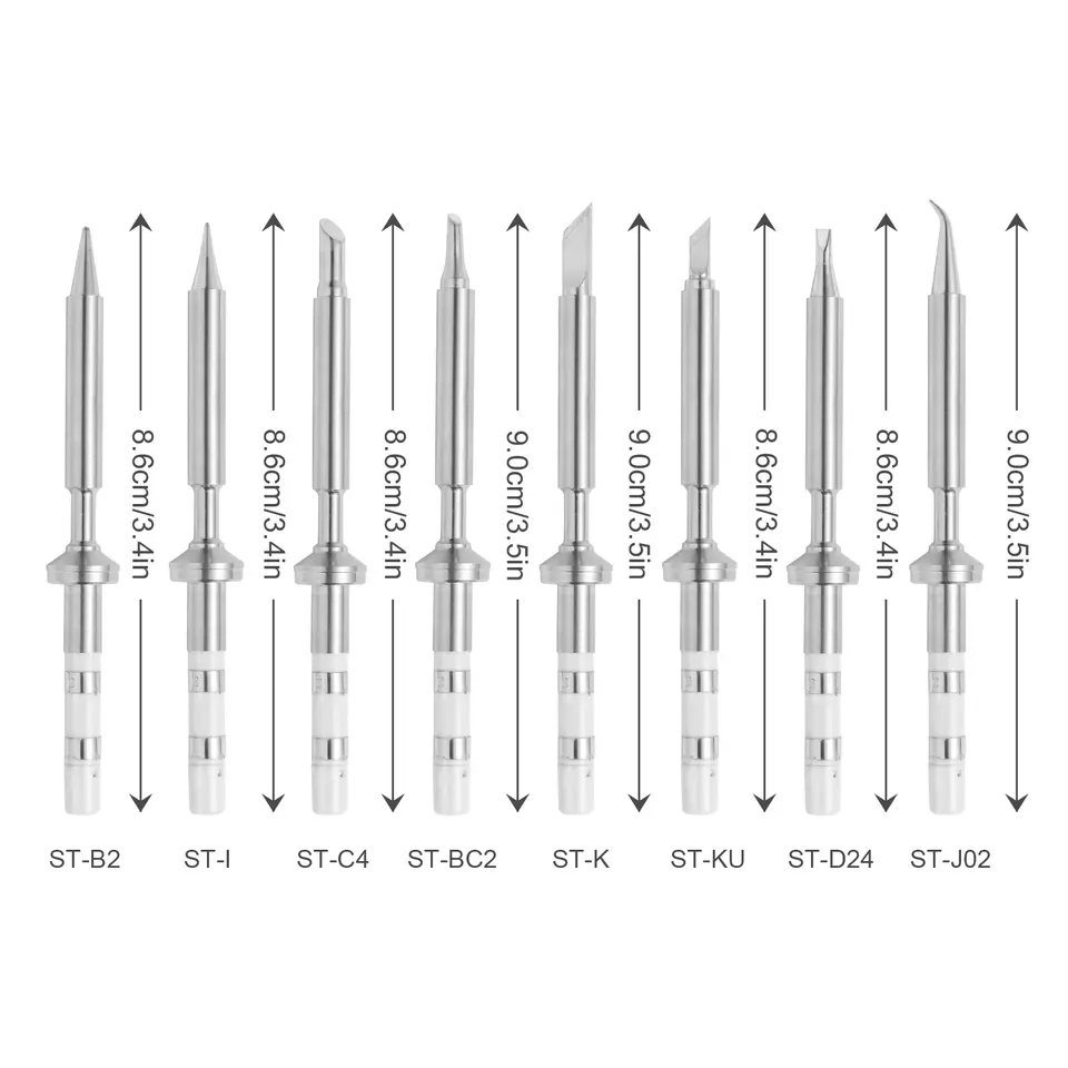 Pinecil V2 Pine64 TS100 TS101 Electric Soldering Iron Tip Replacement Various Models Tips Series ST-B2/BC2/K/KU/J02/D24/C4/I image 2