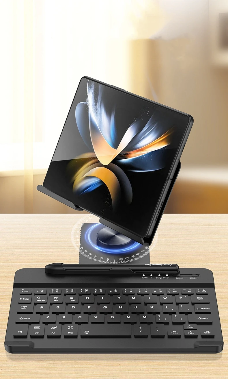 For Samsung Galaxy Z Fold 4/Fold 3 wireless Bluetooth keyboard/mouse/writing pen/rotating keyboard stand