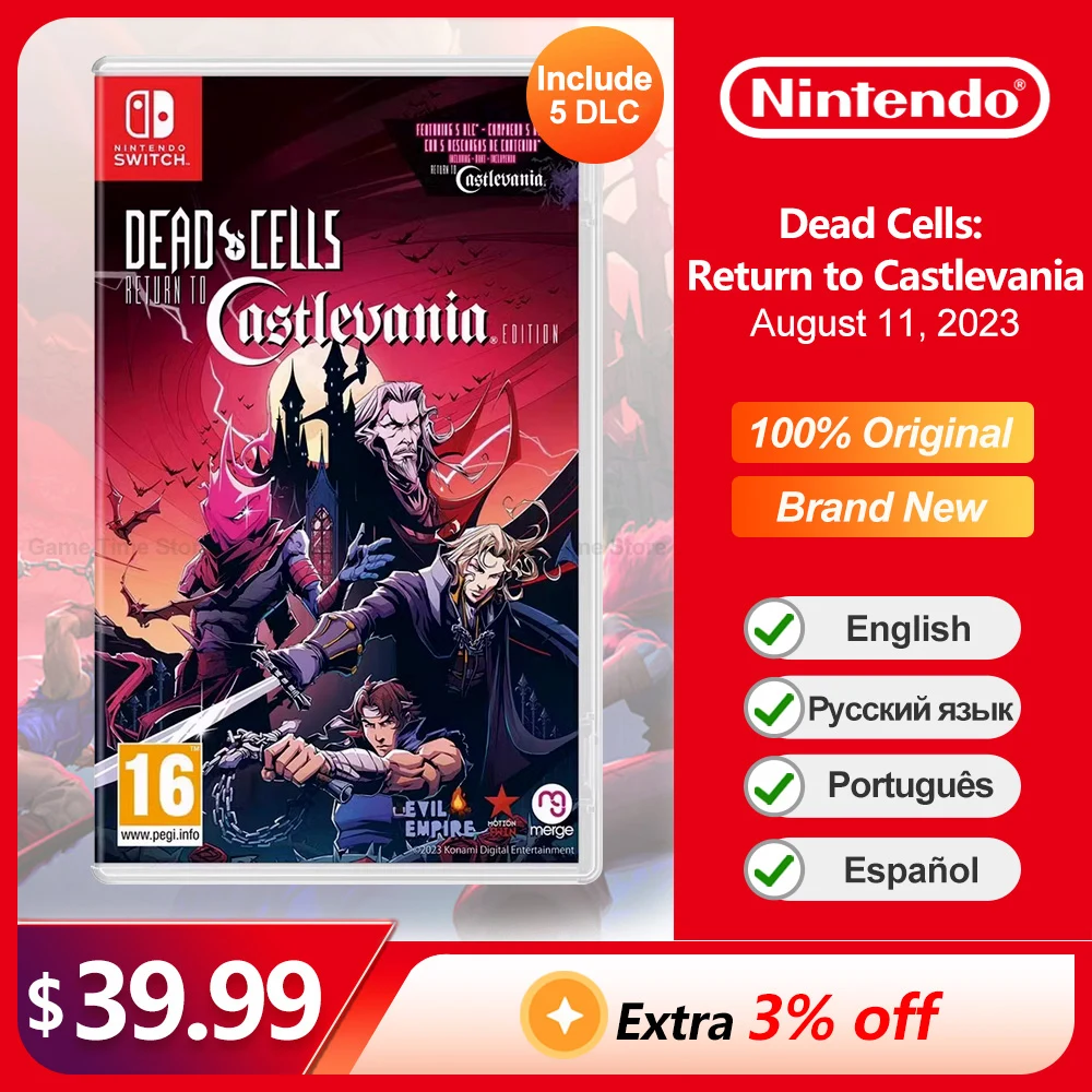 SWITCH DEAD CELLS: RETURN TO CASTLEVANIA EDITION