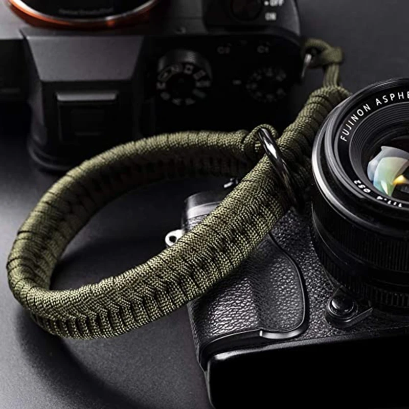 Braided Paracord Camera Wrist Strap & Hand Grip