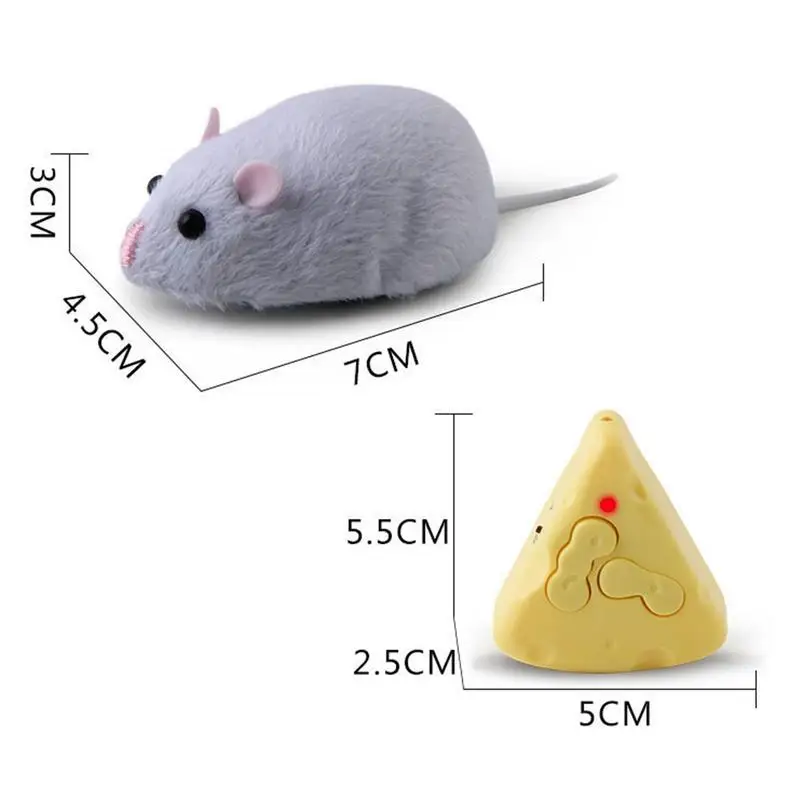 Simulation Infrared Electric Prank Jokes Remote Control Mouse Model Rc Animals Mouse on Radio Control for Cat Toys for Kids Gift 6