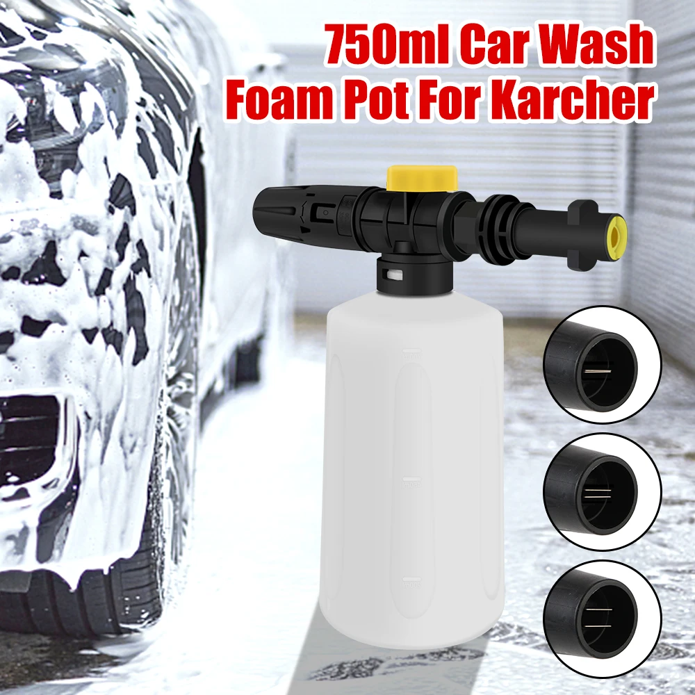 1L High Pressure Washer Adjustable Sprayer Nozzle Snow foam lance Car Soap Foam Generator For Karcher K2 K3 K4 K5 K6 K7 5
