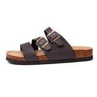 Kidmi Cloud Womens Sandals Cork Footbed Slides Nonslip Beach Essential Summer Sandals Vacation Pool Sandals Memory Foam Slides - Image 5