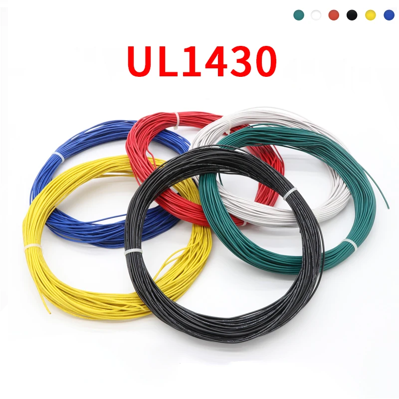 5/10M UL1430 PVC Electrical Wire Cable Copper Tinned 30AWG 14 AWG