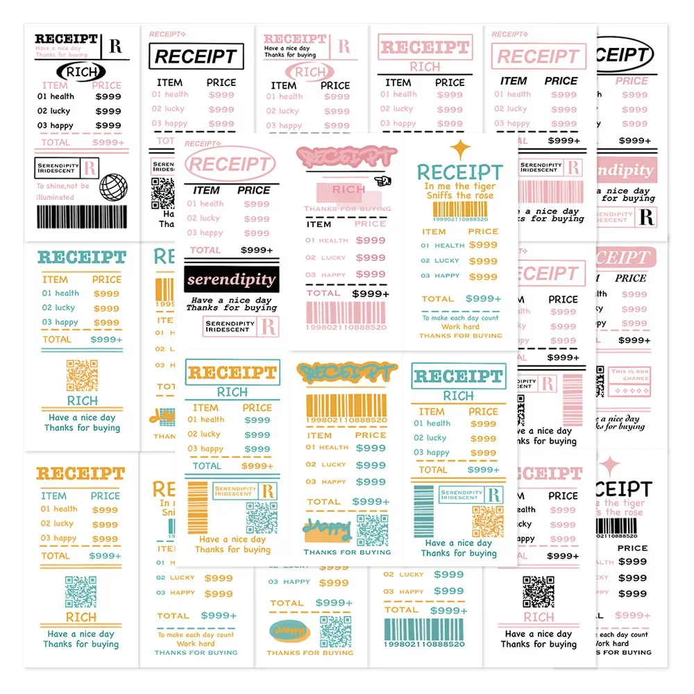 

Наклейки Мультяшные чеки для ноутбука, автомобиля, скрапбукинга