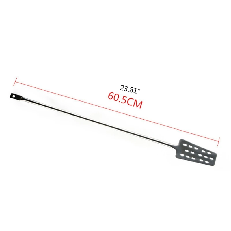 Stainless Steel Wine Mash Tun Mixing Stirrer Paddle cocktail stirrers Homebrew with 15Holes Home Kitchen Bar Beer Wine Brewing Tool 60.5cm