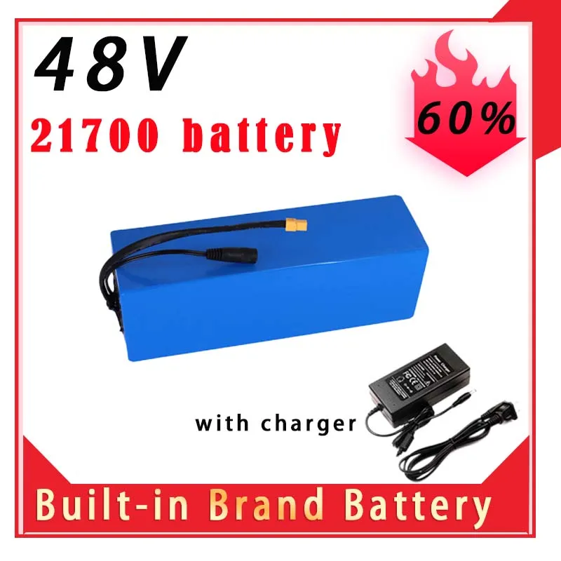 Batteria Ebike 48V 48V 20Ah 25Ah 35Ah 40Ah Ebike Batteria Al Litio Elettrica 48V 50Ah 350W-3000W Ad Alta Potenza 21700 Celle