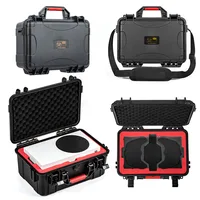 Portable PP Box Waterproof Protective Box Big Capacity Soft Lining Hard Case Strong Bearing Console Controller Accessories 1