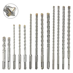 Premium Concrete Drill Bit Set - Cross Tips with 4 Cutters - 350mm