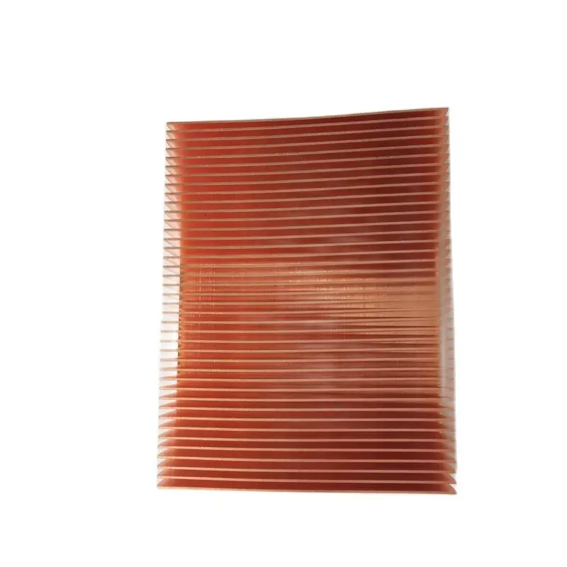Dissipador de Calor Faça Você Mesmo Pure Copper Skiing Fin Radiador Dissipador de Calor Chip Eletrônico Amplificador de Potência Refrigerador Puro 80x80x20 mm - Imagem 5