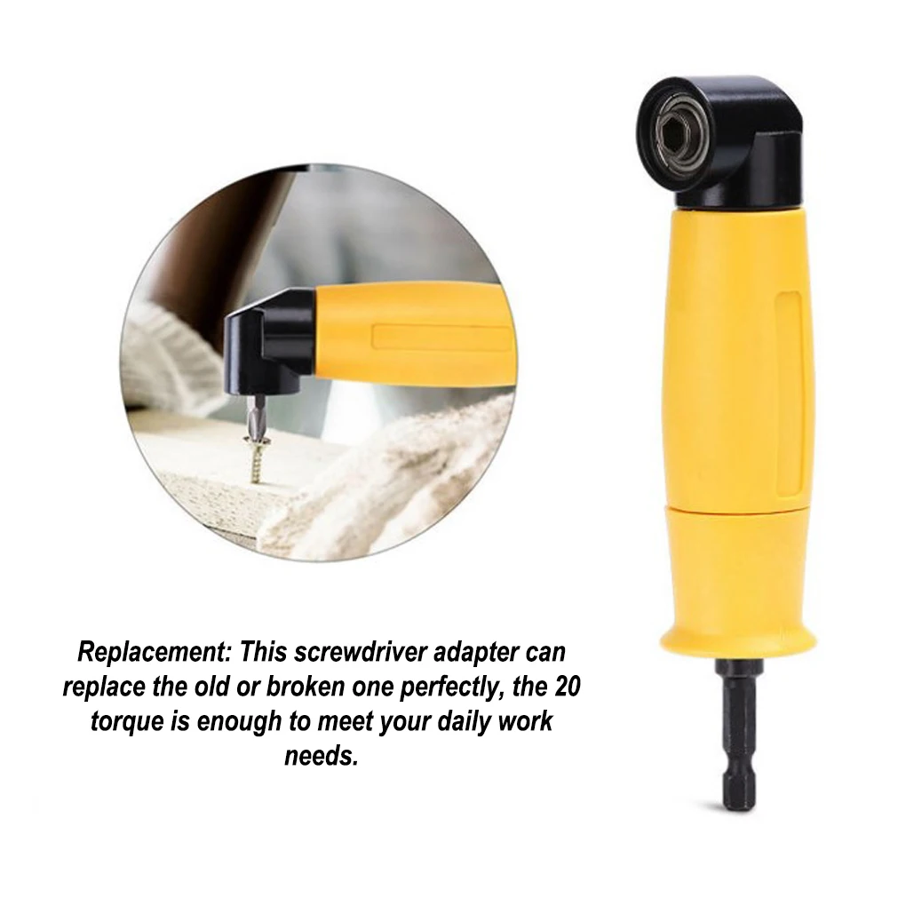 

90 Degree Right Angle Corner Adapter Drilling Bits Metal Plastic Professional