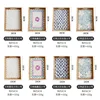 Rectangular Natural Shell Rattan Basket Creative Rattan Storage Tray Colorful Shell Storage Basket Fruit Dish Home Organizer 6