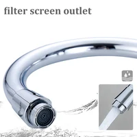 โค้ง 360 องศา °   ก๊อกน้ำในครัวแบบหมุนได้ ทนความร้อนและความเย็น ป้องกันน้ำกระเด็น ก๊อกน้ำอเนกประสงค์สำหรับอ่างล้างจาน 3