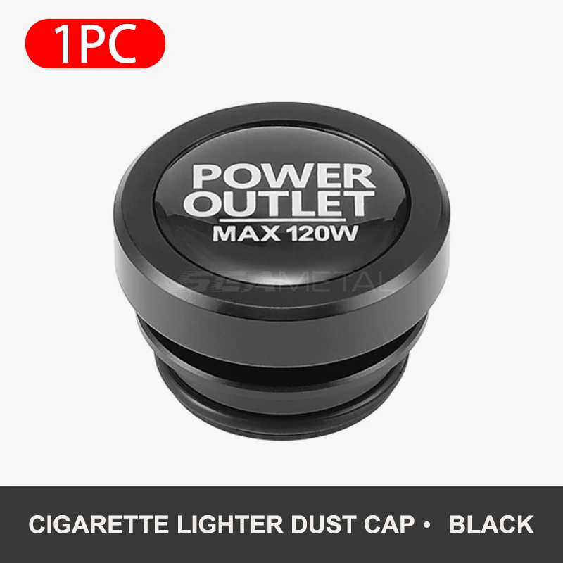 Fire Missile Button Style Car Lighter Dustproof Cover - Decorative Cap