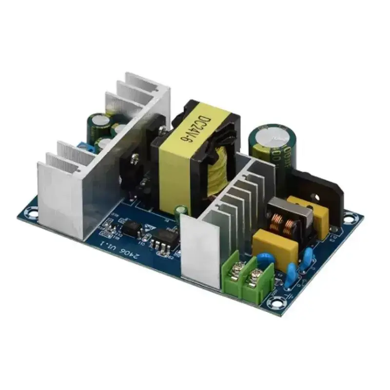 【Free-delivery】 150W switch power board high-power industrial power module bare board DC power module 24V 6A.