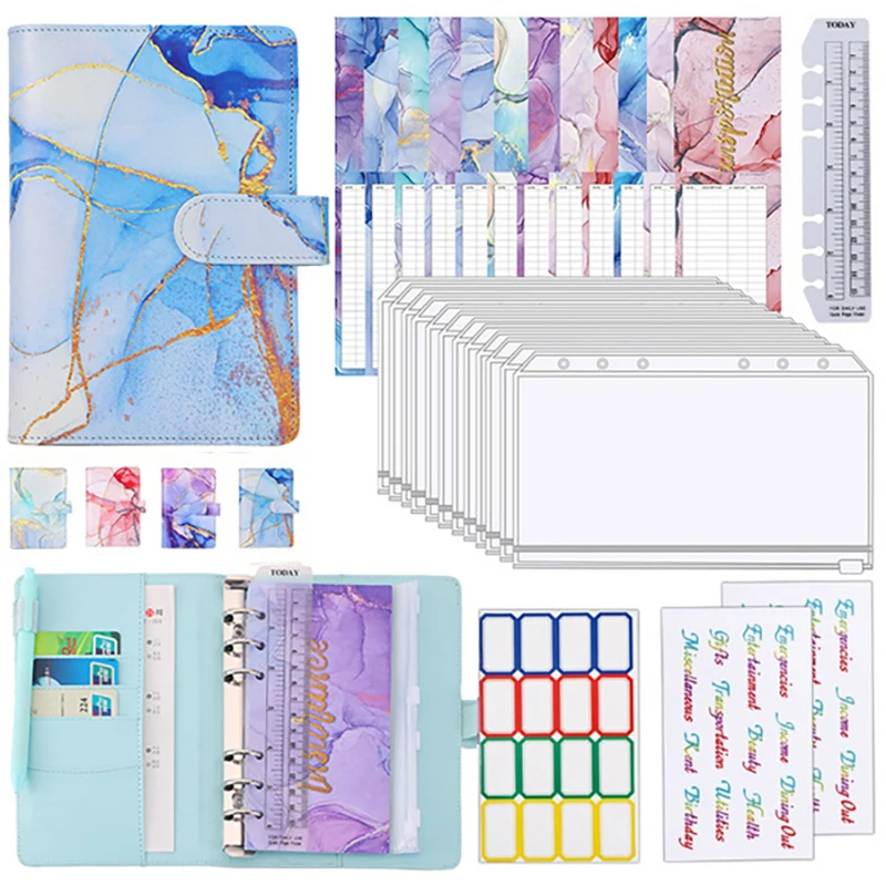 Money Saving Binder A6 Budget Planner Cash Zipper Envelopes Cash Envelopes Budgeting Budget Binder Managing Finance