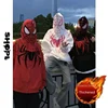 Instrendy Brand American Style Spiderman Hooded Sweatshirt Jacket For Men Women 2023 Autumn Winter Fleece-lined Versatile 1