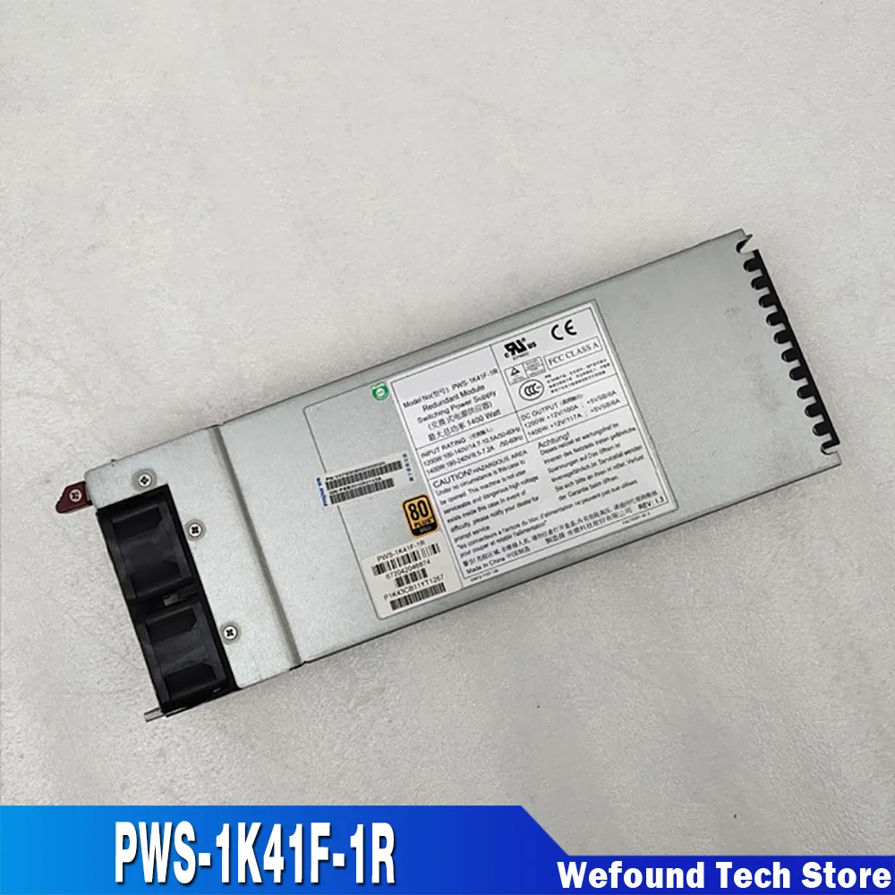 

PWS-1K41F-1R 1400W For Supermicro Power Supply Original For Inspur NF8560 M2 Server Redundant Power Module Perfect Tested
