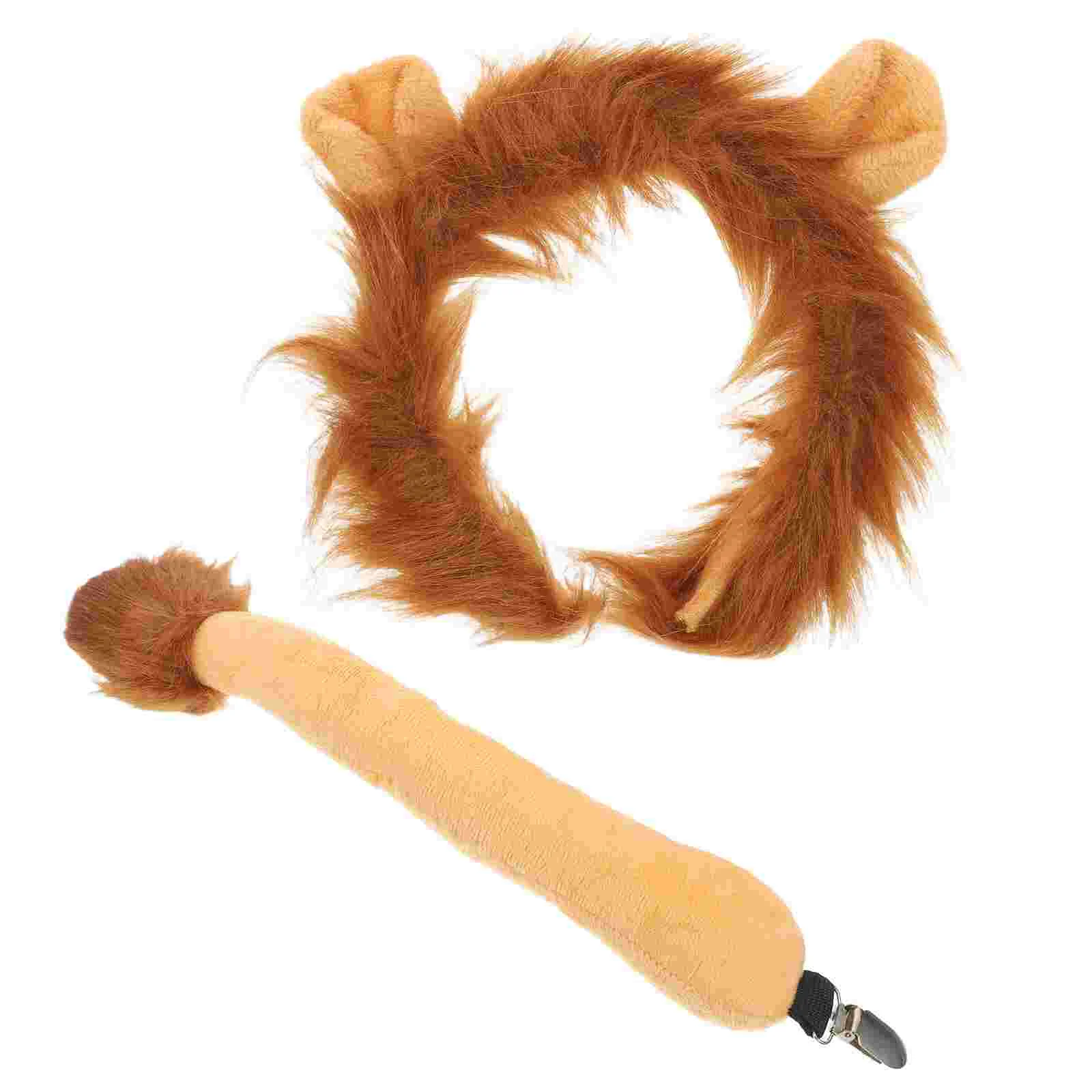 Lion Headband Comfortable Animal Ears Costume Accessory Stage Prop Party Supplies Photography Gadgets Teen Accessories