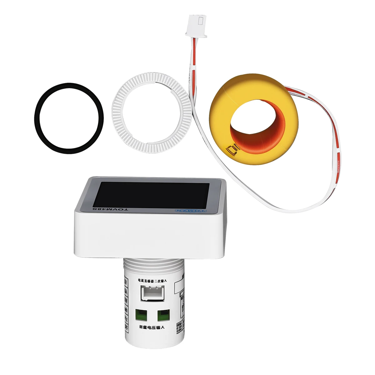 TOMZN 6-in-1 AC 다기능 측정기 50?300V 50/60Hz |   전압, 전류, 주파수, 활동 전력, kWh, 에너지 소비량을 모니터링합니다.