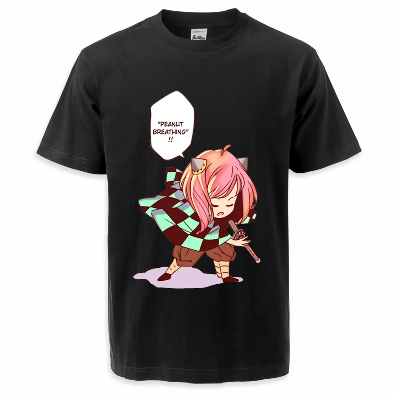 Slídit čeleď japonec kreslený léto tshirts muži ženy anime kawaii anya forger slídit X čeleď T kosile krátce rukáv tričko móda