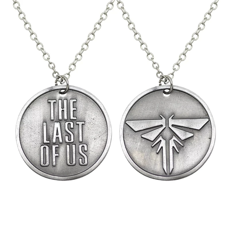 The Last Of Us 2 Keychain Firefly Letter Dogtag Joel Ellie Vintage Retro Antique Pewter Keyring Key Chain Ring key rings game keychain key chains