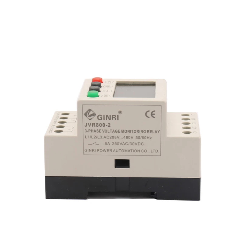 JVR800 2 measuring and monitoring relays GINRI 3 phase Sequence loss relay worldwide general