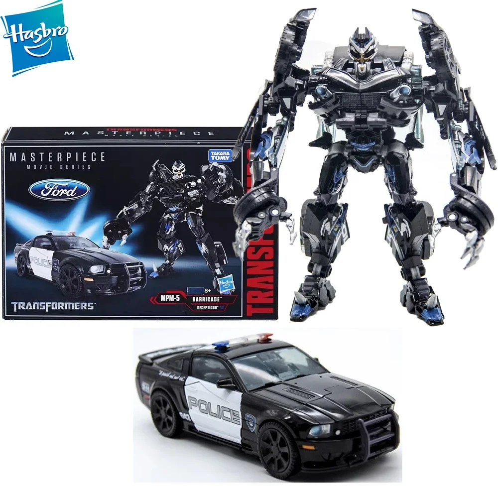 thumbnail image 1 of Takara Tomy Transformers Autobot Barricade Toys Transformers Masterpiece Movie Series Mpm-5 Colección de figuras de acción Juguetes robot, 1 of 5