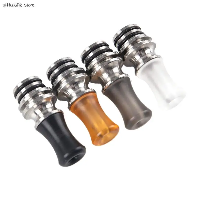 1pc 510 Pipette Dripper Straw Joint Heat Resistance Stainless Steel Base 5Colors 510 PEI Pipette Dripper Straw Joint