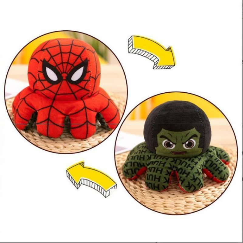 Marvel Spiderman Spiderman Pulpo Reversible Octopus Toy Pulpo