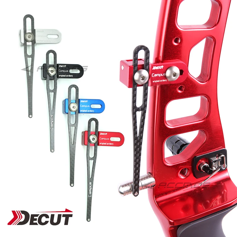 

Decut кампус лук для стрельбы из лука Clicker алюминий + углеродное волокно знак стрелы Clicker для рекурсивного лука правой руки