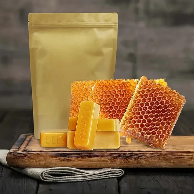 Pure Beeswax Blocks for DIY Crafts and Candle Making