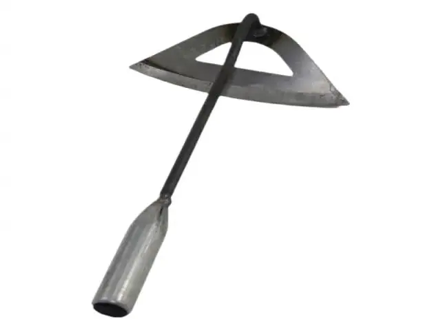 N58C садовые инструменты Hollow Hoe All Steel прочный прополкающий инструмент для фермы на