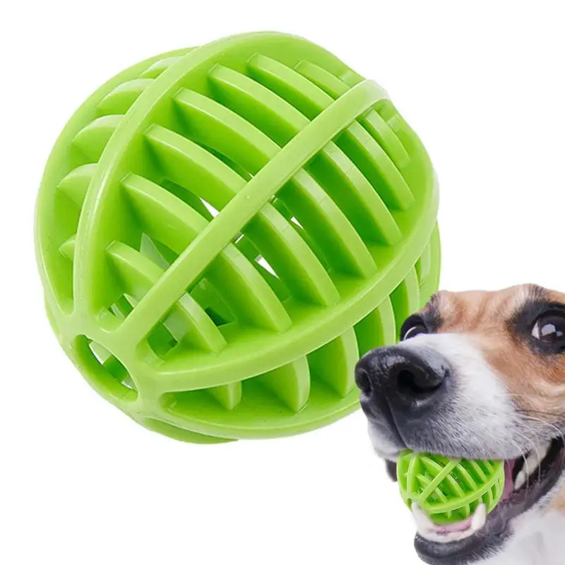 

Rubber Balls For Dogs Chewable Rubber Dog Ball Toys Teething Toys Elastic Leaking Ball Multifunction For Kittens Dogs Pets Cats