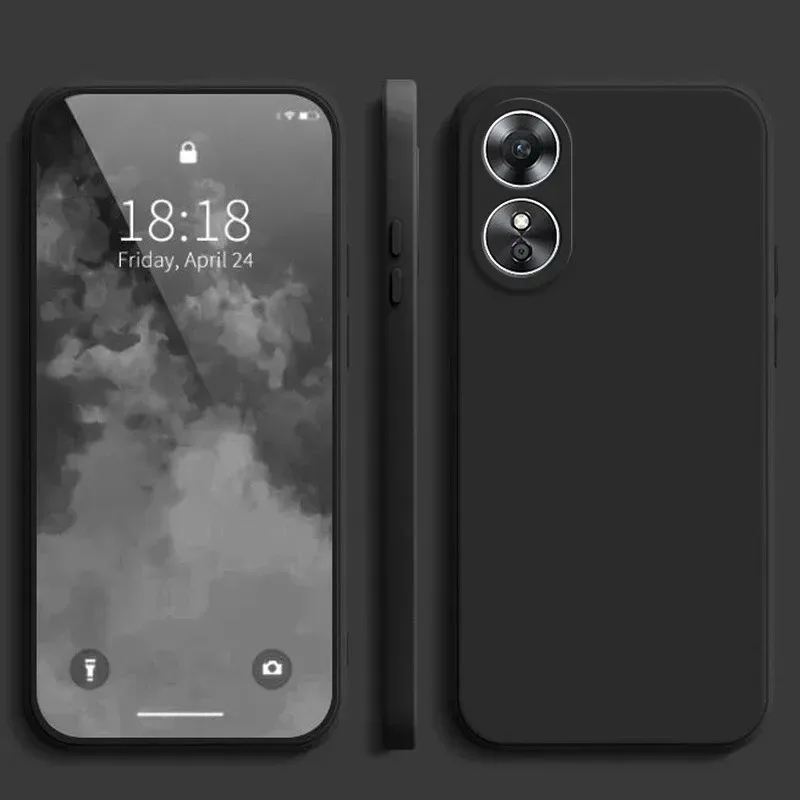 Ultra-Thin Matte Silicone Phone Case - Solid Color TPU Back Cover