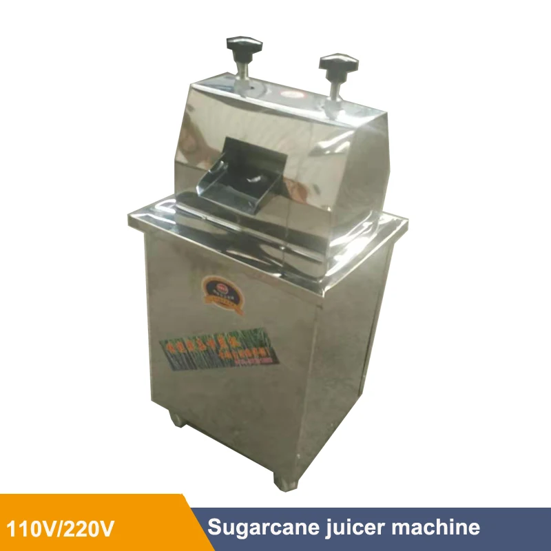 Electric Sugarcane Machine Desktop Vertical Commercial Battery Juicer Stainless Steel Risk Equipment 2