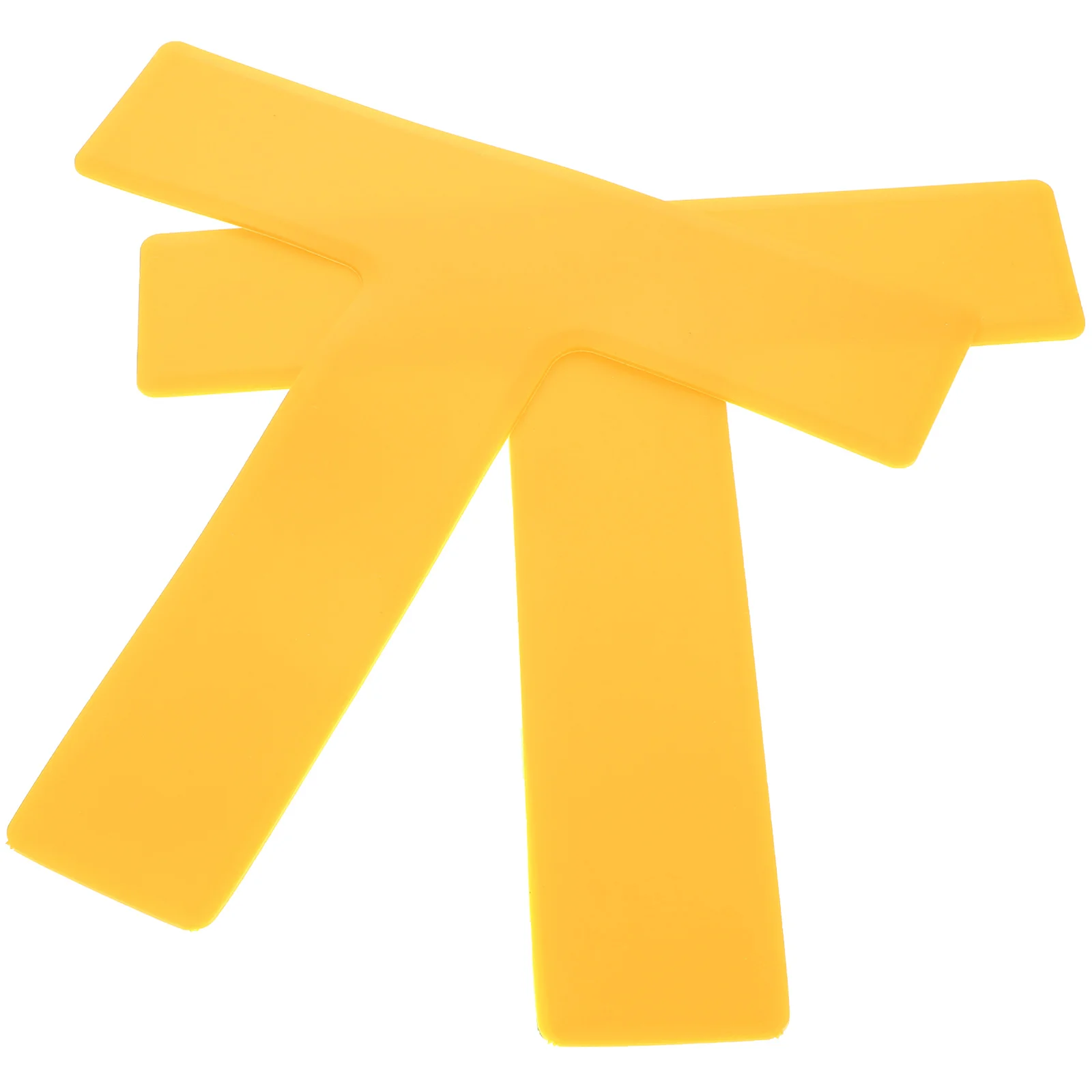 

2 Pcs Floor Spot Markers Stadium Landmark Emblems Sports Supplies Reusable Football Training Tool