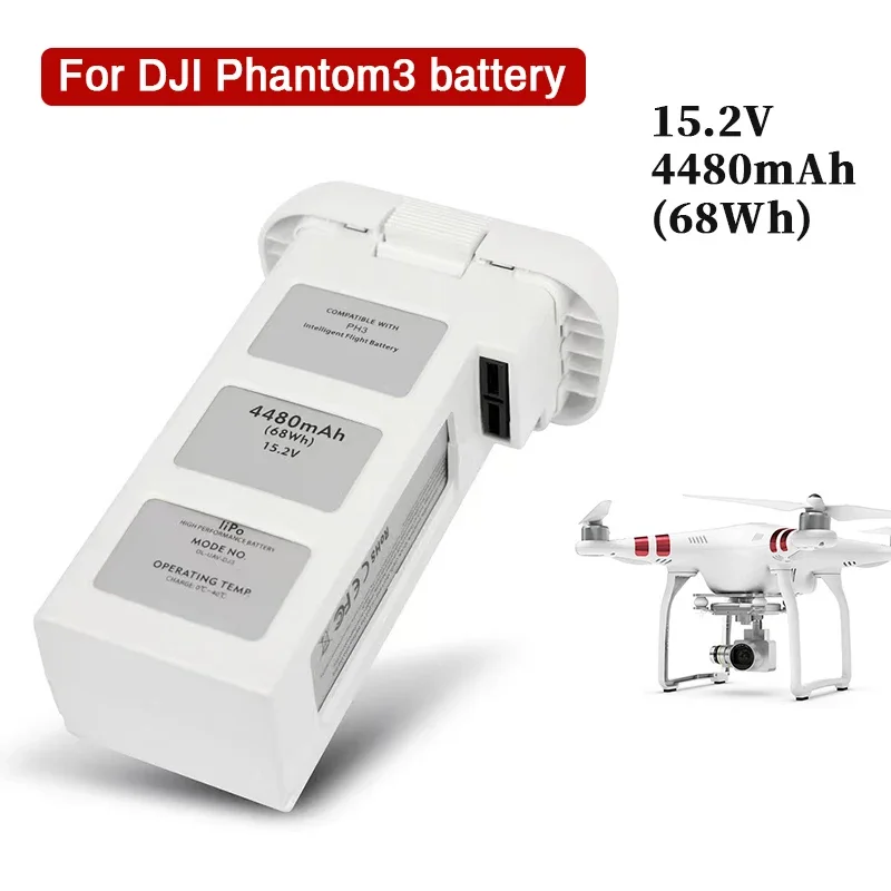 

Batterie Li-po Pour Drone DJI Phantom 3 SE Pour Vol Intelligent, Standard Professionnel Accessoires RC 15.2V 4480mAh Nouveau
