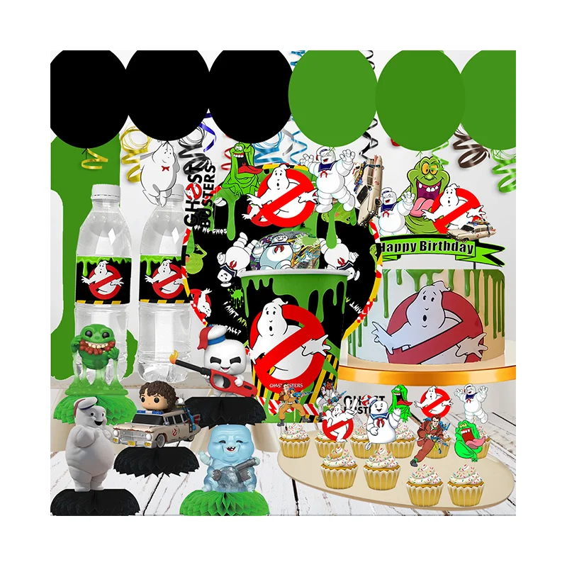 Iconic Brand Ghostbusters Movie theme Ghost horror party wedding decoration table decoration & accessories Sticker balloon supplies