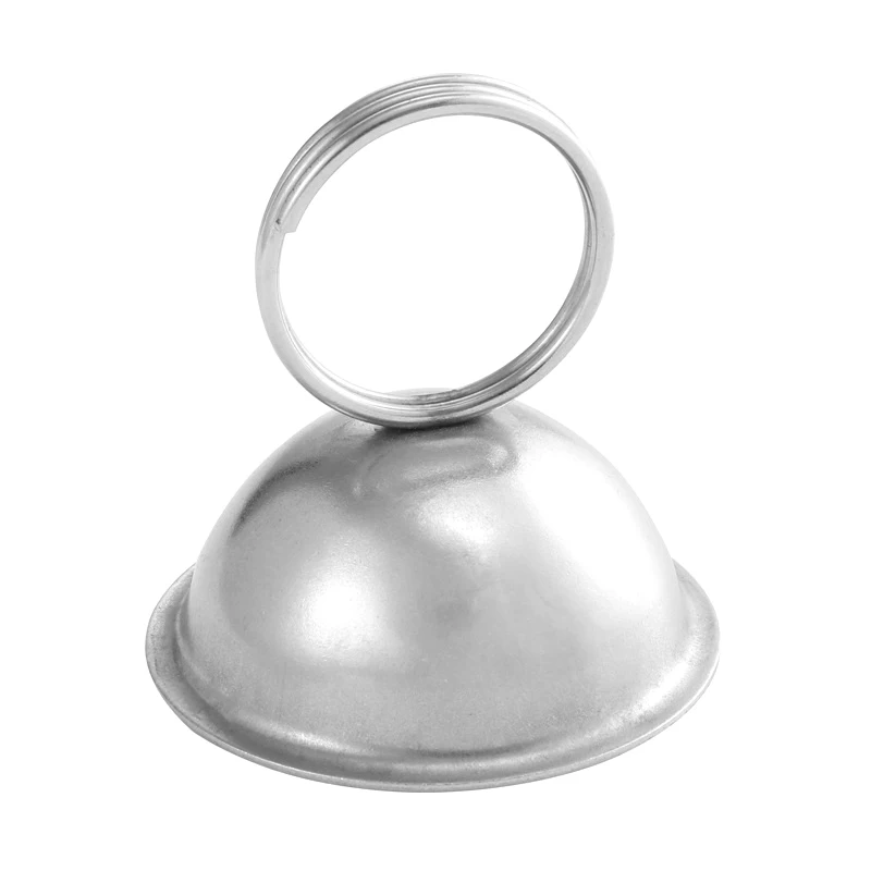 Ins Creative Stainless Steel Card Holder Silver Minimalism Memo Clips Metal Message Photo Place Stands Home Office Accessories