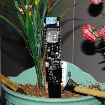 ESP32 DHT11 Soil Module with Battery Holder