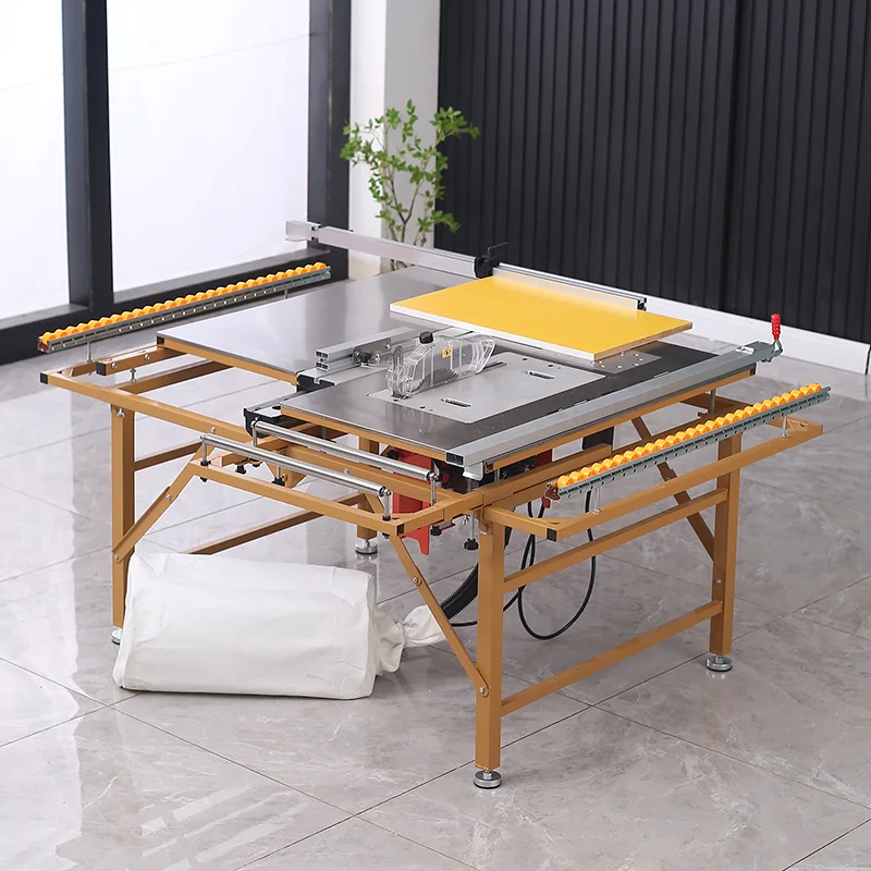 Luxury Woodworking Set Multi-functional Electric Panel Saw Table Push Table Saw Dustless Saw Precision Guide Rail