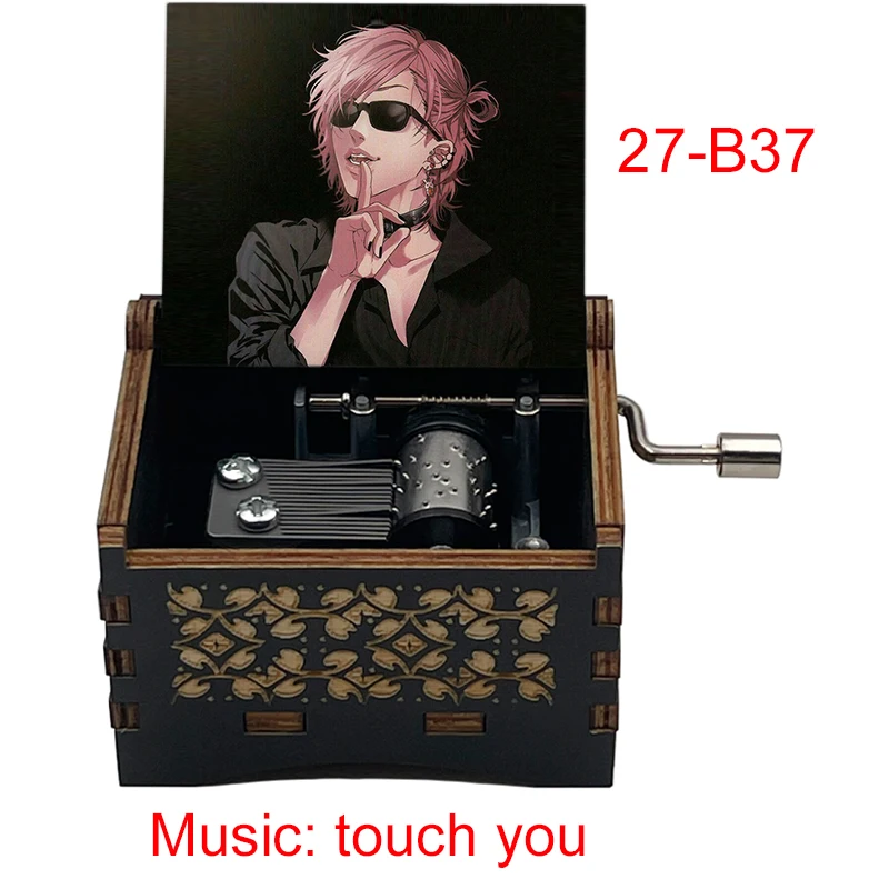 Music Box Touch You Black Music Box Yarichin b Club Anime Ayato Yuri Print Classmates Friends Fans Birthday New Year Gift Home Cute Decor